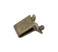 Adjustable Steel Pilaster Shelf Clip Support, Shelving Bracket Clips for Metal and Wood Shelves (14, Bronze)