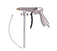 Adjustable Steel Pneumatic Spraying Device for Vehicle Chassis, 4.0mm Nozzle, Anti-Rust Paint Spraying, Dual Connector for Lance and Accessory Use, Compatible with Most Pressure Washers, Silver