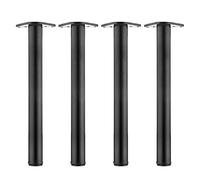 Adjustable Steel Table Legs for Breakfast Bar and Kitchen Cabinet Black 31.5In/80Cm Worktop Support Feet