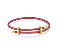 Adjustable Steel Wire Bracelet With Titanium Buckle For Valentine'S Day Lucky Jewelry, A Fashionable Gift For Men, Women, Couples, And Friends, Standard, Stainless Steel, no gemstone