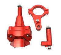 Adjustable Steering Damper For Ninja 400 For NInja400 2018-2024 | Motorcycle Steering Damper Stabilizer Shock Absorber Mounting Bracket Kit Mount Support Kit