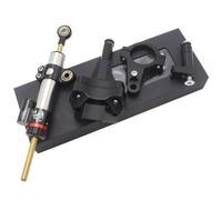 Adjustable Steering Damper For Ninja 400 For NInja400 2018-2024 | Motorcycle Steering Damper Stabilizer Shock Absorber Mounting Bracket Kit Mount Support Kit