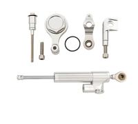 Adjustable Steering Damper Stabilizer For Ya&ma&ha For R6 R1 2005-2020 Steering Damper With Mounting Bracket Support Motorbike Shock Absorber(Silver A)