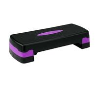 Adjustable step platform Adjustable Double-Layer Aerobic Fitness Small Pedals Sturdy Anti-Slip Plastic For Jumping Exercises Rhythmic Loading Up To 150kg Aerobic step platform(Purple Black 2-layer)