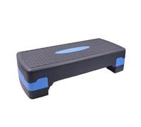 Adjustable step platform Adjustable Fitn Pedal Aerobics Yoga Rhythmical Exercise Home Gym Equipment Oxygen Regulating Step Hine Sport Goods Aerobic step platform(68cm double layer-blue and black)