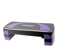 Adjustable step platform Adult Fitn Step Pedal Indoor Profional Aerobic Exercise Yoga Equipment Stretching Board Rhythm Hine Aerobic step platform(78cm black purple)