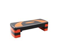 Adjustable step platform Large Home Use Step Aerobics Fitn Gym Equipment Rhythm Yoga Stretching Board Profional Sport Platform Aerobic step platform(Black and orange 78cm)