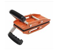 Adjustable Stone Clamp Heavy Duty Double Handed Carrying Clamp Granite Tools Glass Stone Slab Lifting Tool with Rubber for Ceramic Marble 350KG to Lift Large Glass Stable Lifting(Orange2PC