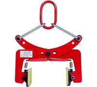 Adjustable Stone Clamps for Lifting, 6-Inch Beam Jaw Opening, Vertical Plate Grabber, Heavy-Duty Marble Clamp for Roadside Stone Handling and Construction.