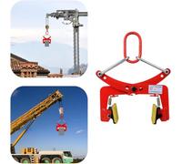 Adjustable Stone Lifting Clamp - Heavy-Duty Vertical Handling Tool for Construction & Landscaping - Ideal for Small Stone Lifting and Transportation,One Color-Medium