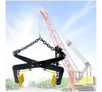 Adjustable Stone Lifting Clamp with Non-Slip Pads and Heavy-Duty Chain for Industrial and Mining Applications