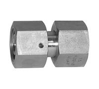 Adjustable straight screw connection, sealing cone, nut M16x1.5 i, pipe outer diameter 10 mm, PN max. 315 bar, stainless steel 1.4571