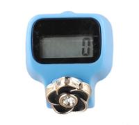 Adjustable Strap Electronic Finger Counter for Precise Manual Counting in Needlework Sports Coaching Event Registration and Learning Environments (Blue)