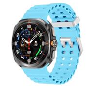 Adjustable Strap for Samsung Galaxy Watch Ultra, Bands Compatible with Smartwatch Ultra 47mm, Ideal for Sports and Water Activities, Water and Dust Resistant, Aquamarine Blue, One Size