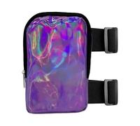 Adjustable Strap Leg Bag - Travel Leg Pack, Carnival Hiking Travel Fanny Pack | Secure Closure Holographic Thigh Bag, Outdoor Waist Pouch, Waterproof Shoulder Fashion Thigh Bag, Leg Harness Bag