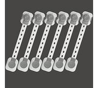 Adjustable Strap Lock Baby Care Lock Child Safety Lock Self-Adhesive Anti-Pinching Security Lock for Fridge Cabinet Drawer Dishwasher