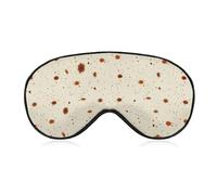 Adjustable Strap Sleep Eye Mask,Sleep Eye Elastic Mask,Unisex Comfortable Sleeping Eye Mask Cover for Airplane Travel Yoga Nap Compatible with Polka Dot Burrito Texture