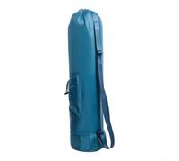 Adjustable Strap Yoga Carrier 75cm Black Green Blue | 75cm length, full-zip for access, fits 6mm-8mm mats, polyester nylon blend, quick dry technology