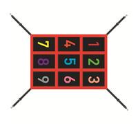 Adjustable Strike Zone Target for Baseball Net, Numbered Pitching Softball Target Pitch Practice Net Training