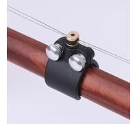 Adjustable String Pitch Erhu Qianjin Multifunctional Metal Urheen Parts for Folk Instruments, Black/Silver(MJ10)