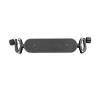 Adjustable Stroller Footrest Replacement, Universal Fit Car Seat Foot Rest, for Toddlers & Babies, Anti-Slip Silicone Pushchair Accessories with Soft Padding (Black)