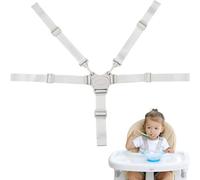 Adjustable Stroller Seat Restraint Belt - Tear-ResistantnEasy Install for Baby Strollers Prams Buggy Toddler,Highchair Strap, Universal 5-Point Safety Harness