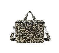 Adjustable Strollers Organizers with Double Pockets Leopards Print Multifunction Strollers Storage Bag for Baby Essential
