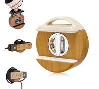 Adjustable Suction Cup Socket Holder, Punch Wall & Under-Desk Power Strip Organizer, Space-Saving Cable Management For Home & Office(Yellow)