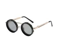 Adjustable Sunglasses, Stepless Dimming Nd Filter & Photochromic Lenses, Aviation Aluminum-magnesium Frame HD Polarized Eyewear, UV Protection for Driving Fishing Outdoor Sports (Golden)