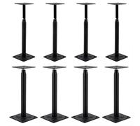 Adjustable Support Jack for The Floor,Post Floor Joist Jacks,Mini Screw Jack- Post 10" to 13",Black（8PACKS）