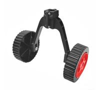 Adjustable Support Wheels Detachable Trimmer Dolly for Handheld Mowers, Plastic Lawn For Edger Attachment with Ergonomic Push Helper to Reduce Back Strain, Garden Cart(wheel)