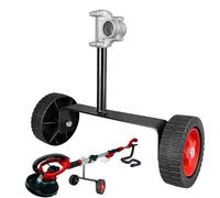 Adjustable Support Wheels, Metal String Trimmer Grass Eater Cutter Wheels Replacement, Auxiliary Wheels Support Wheels, for Electric Brushcutter Strimmer