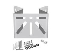 Adjustable Surveillances Camera Corner Mount for Home Office Use CCTV Equipment Stage Lighting Pipe Installation White/Silver Metal Camera Corner Mount