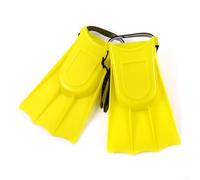Adjustable Swimming Fins for Children with NonSlip Bottom Providing Secure Fit and Enhanced Swimming Efficiency for Various Aquatic Activities (Yellow)