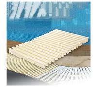 Adjustable Swimming Pool Drainage Grate, 5.9-11.81 Inch Gutter Filter, Durable Plastic Drain Cover, 4pcs Set for Indoor/Outdoor Use - Size 15x100CM