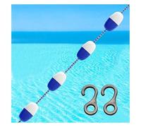 Adjustable Swimming Pool Safety Rope Float Kit - 16-80ft Divider Line for Training & Competition Durable Reliable Perfect for Home & Commercial Use
