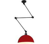 Adjustable Swing Arm Pendant Light, Industrial Dome Hanging Lamp, Vintage Rustic Farmhouse Chaner for Kitchen Island, Dining Room, Bedroom, Bar, Cafe