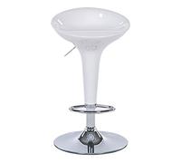 Adjustable Swivel Bar Stool - Backless Counter Height Chair for Kitchen & Pub - Modern Plastic Dining Chair for Breakfast & Home Use - Stylish & Comfortable