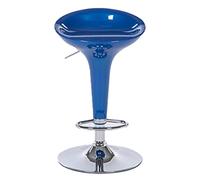 Adjustable Swivel Bar Stool - Backless Counter Height Chair for Kitchen & Pub - Modern Plastic Dining Stool - Comfortable Breakfast Seating - Home & Commercial Use