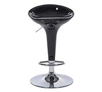 Adjustable Swivel Bar Stool - Backless Counter Height Chair for Kitchen & Pub - Plastic Dining Chair for Breakfast Nook & Home Decor - Modern Stylish Furniture