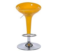 Adjustable Swivel Bar Stool - Backless Counter Height Chair, Plastic Dining Seat for Kitchen, Home & Pub - Stylish Breakfast Bar Furniture