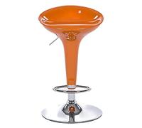 Adjustable Swivel Bar Stool - Counter Height Backless Plastic Chair for Kitchen, Breakfast Bar, Home Pub, Modern Dining Seat - Stylish & Comfortable Design