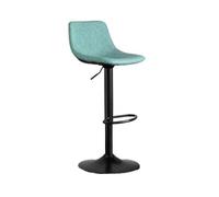 Adjustable Swivel Bar Stools - Modern Green Counter Height Chairs for Kitchen, Dining, and Home Bar - Simple Design, Perfect for Pub and Café Use