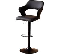 Adjustable Swivel Bar Stools with Back and Arms for Industrial Counter Height Seating