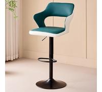 Adjustable Swivel Bar Stools with Back and Arms for Industrial Counter Height Seating