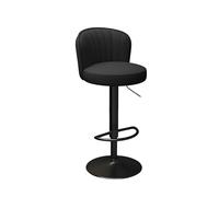 Adjustable Swivel Bar Stools with Footrest, Modern High Back Chairs for Kitchen and Home Bar, Comfortable Seating for Dining, Pub or Lounge Areas