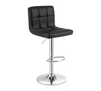 Adjustable Swivel Bar StoolsPU Leather High Counter Chairs for Kitchen & Dining Ergonomic Design for Comfort Modern Style Perfect for Home Bar or Breakfast Nook
