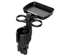Adjustable Swivel Cup Holder: Vehicle Cup Adapter, Black Fighter Tray, Car Cup Holder, Safe Support Water Cups
