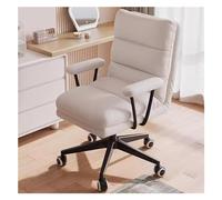Adjustable Swivel Office Desk Chair with Armrests and Wheels Ergonomic Computer Chair for Home and Office Executive Chair with Lumbar Support Comfortable and Stylish