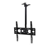 Adjustable & Swiveling Ceiling TV Mount for 32-60 Inch TVs, VESA 400x400mm Compatible, Heavy-Duty Support, Optimal Viewing Angle, Easy Installation